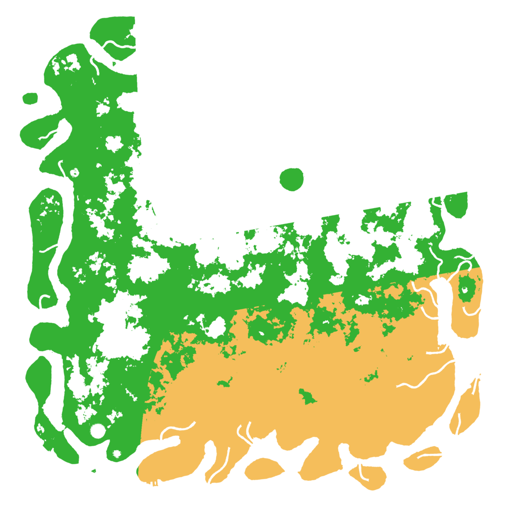Biome Rust Map: Procedural Map, Size: 6000, Seed: 53651767