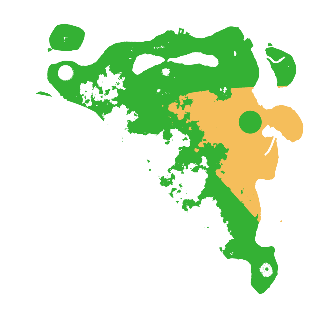 Biome Rust Map: Procedural Map, Size: 3700, Seed: 1971875880