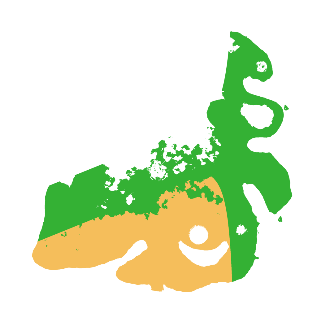 Biome Rust Map: Procedural Map, Size: 3000, Seed: 14412486