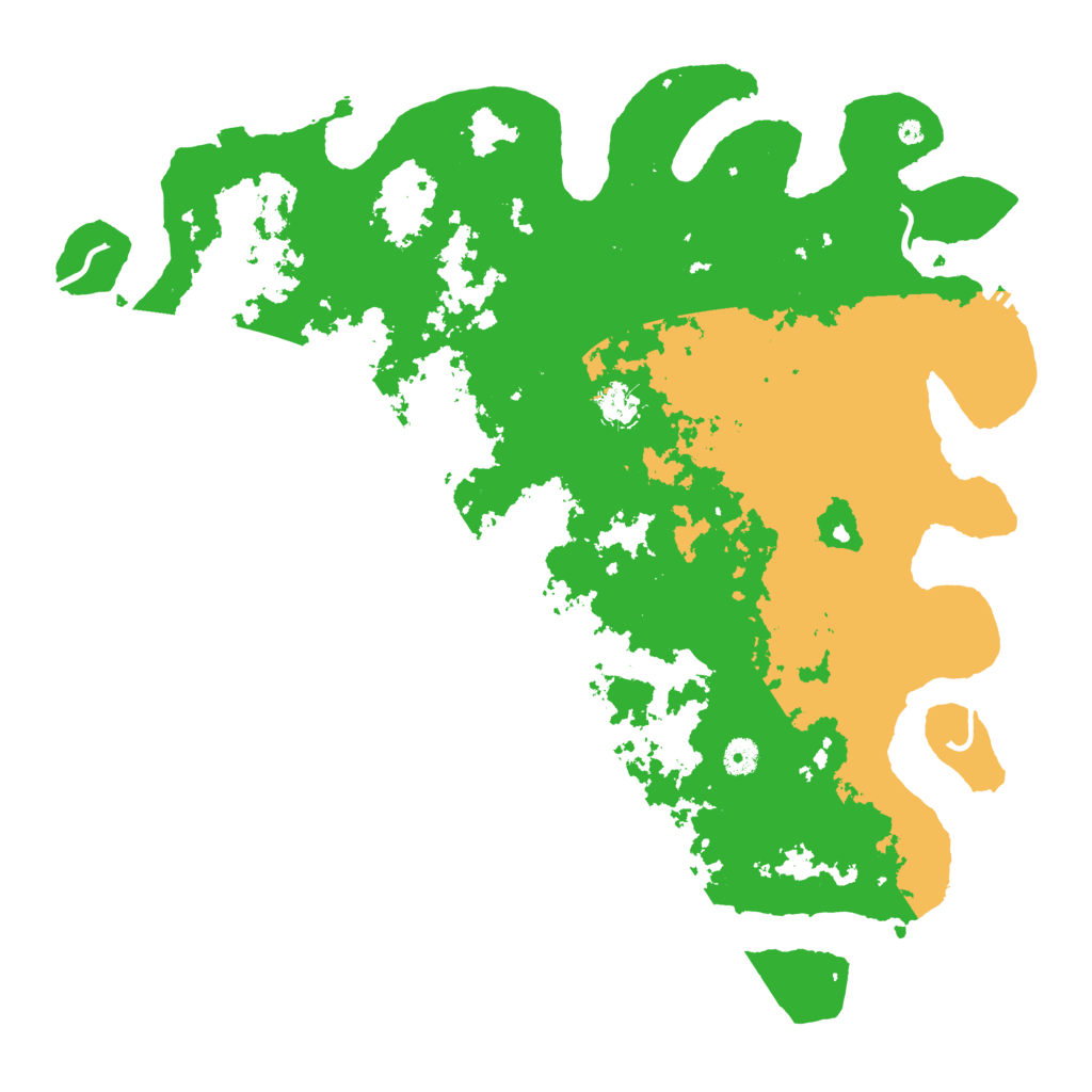Biome Rust Map: Procedural Map, Size: 4500, Seed: 2083788718