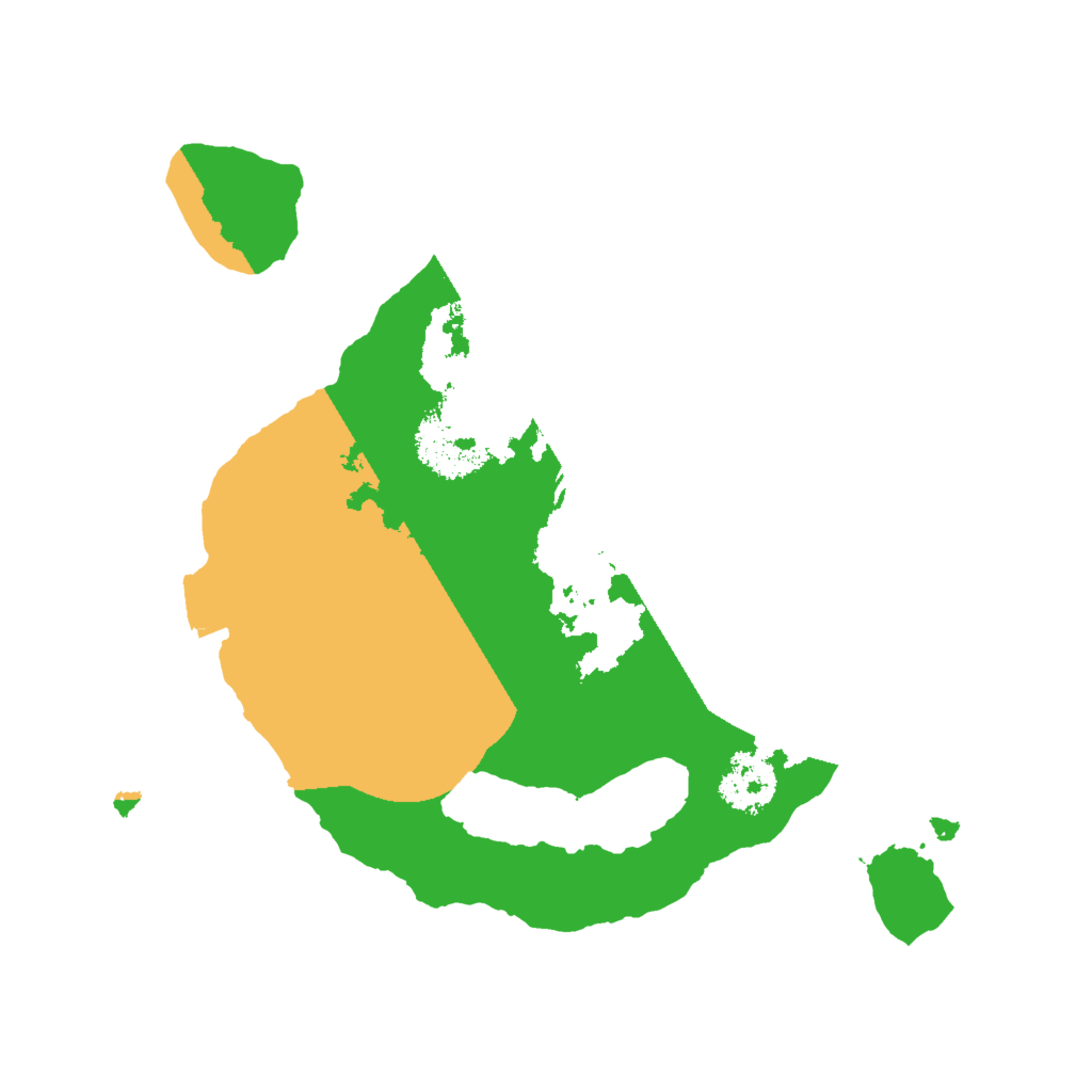 Biome Rust Map: Procedural Map, Size: 2000, Seed: 767225669