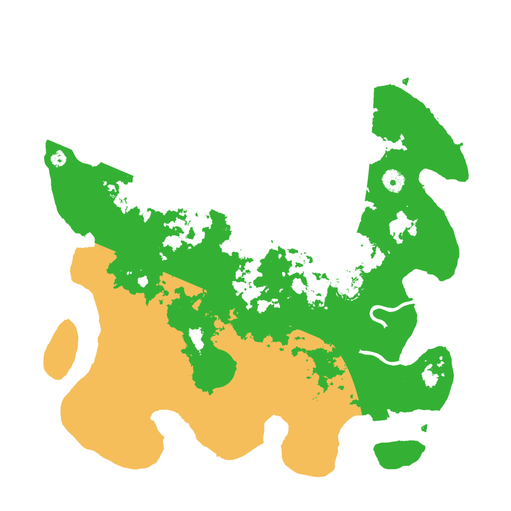 Biome Rust Map: Procedural Map, Size: 3500, Seed: 98986082