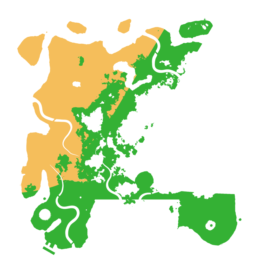 Biome Rust Map: Procedural Map, Size: 4100, Seed: 94885669