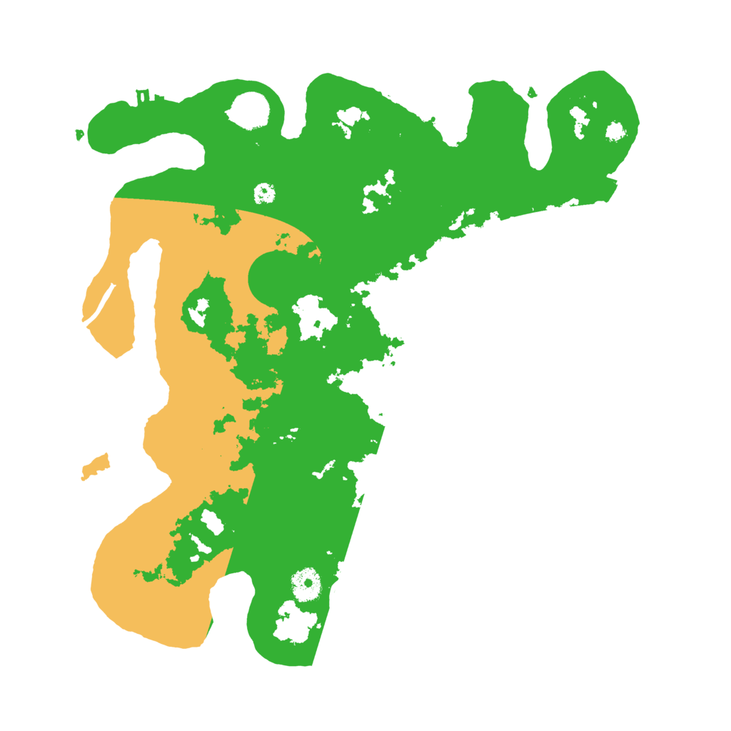 Biome Rust Map: Procedural Map, Size: 3500, Seed: 88819316