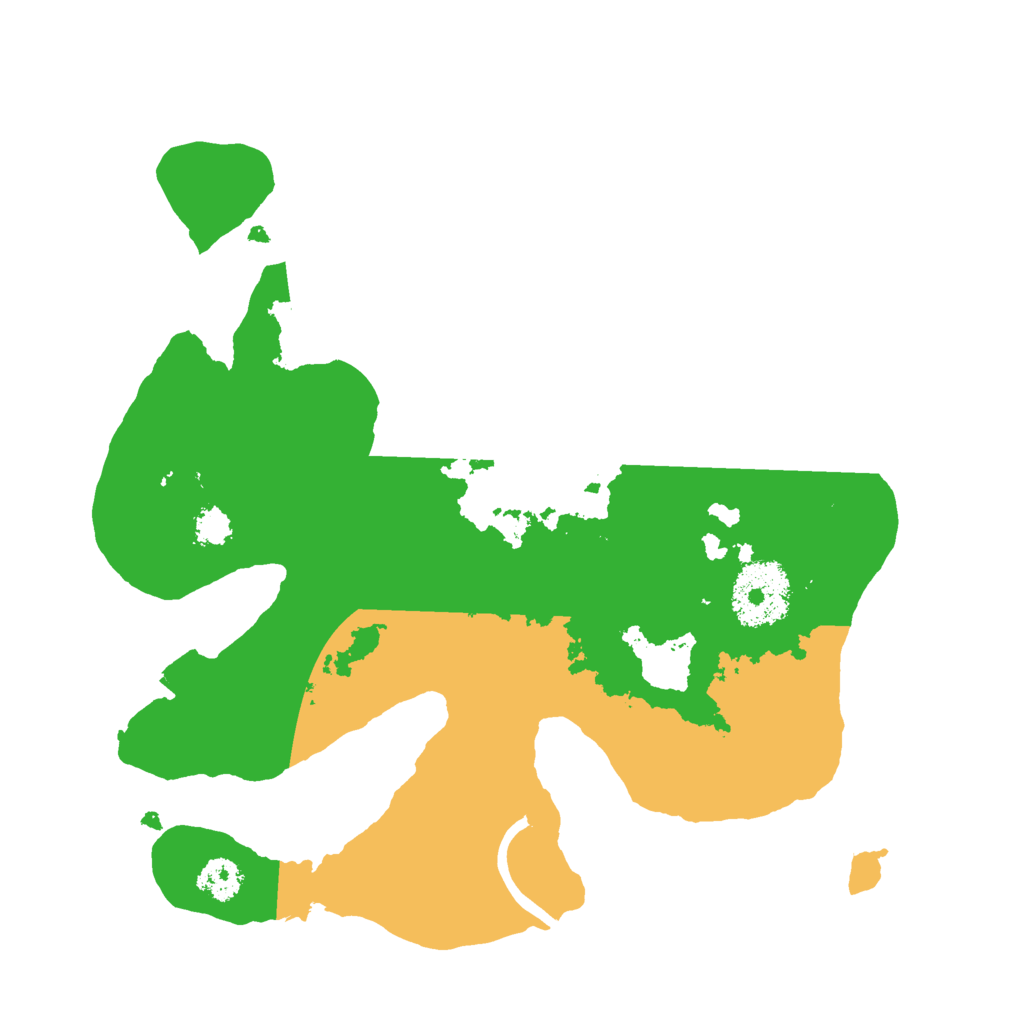 Biome Rust Map: Procedural Map, Size: 2500, Seed: 89567566