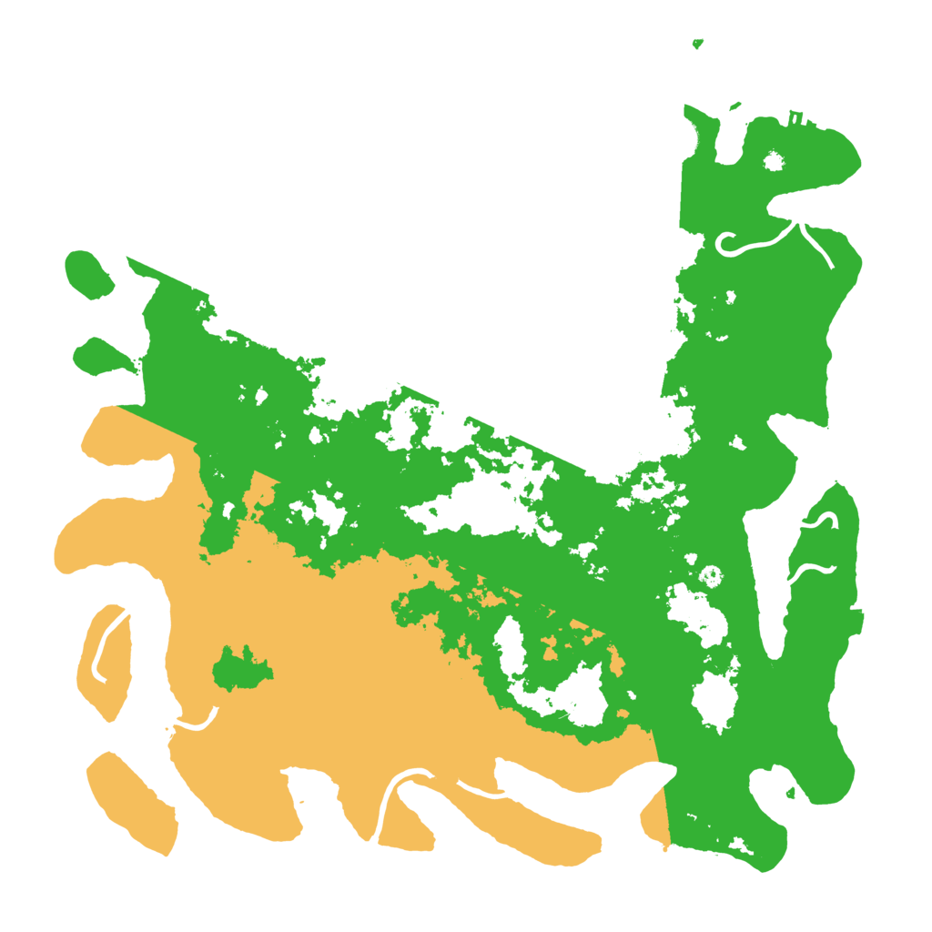 Biome Rust Map: Procedural Map, Size: 4300, Seed: 36870197