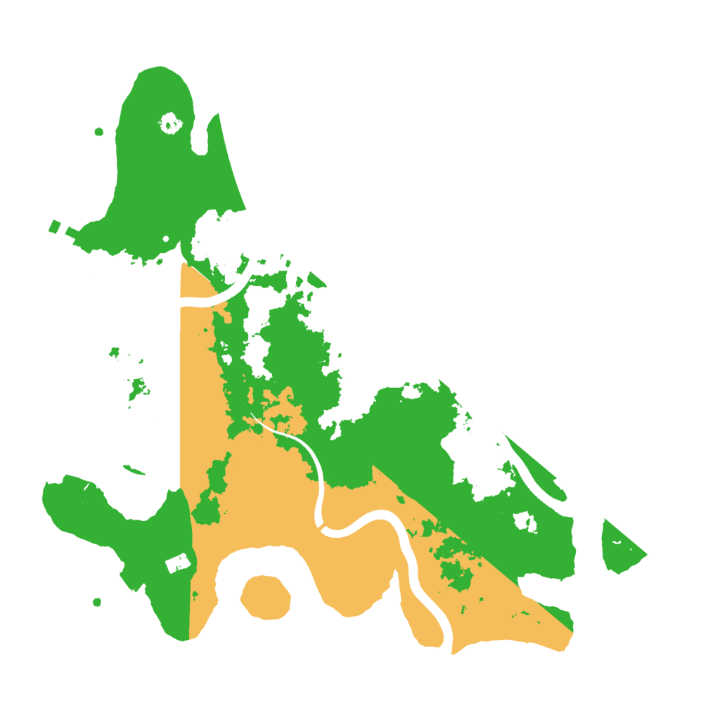 Biome Rust Map: Procedural Map, Size: 3400, Seed: 15300188