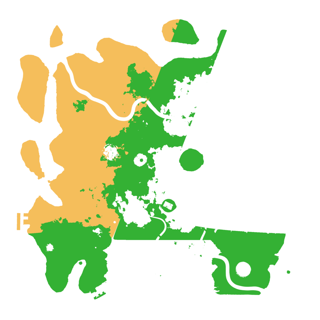 Biome Rust Map: Procedural Map, Size: 3800, Seed: 3849063