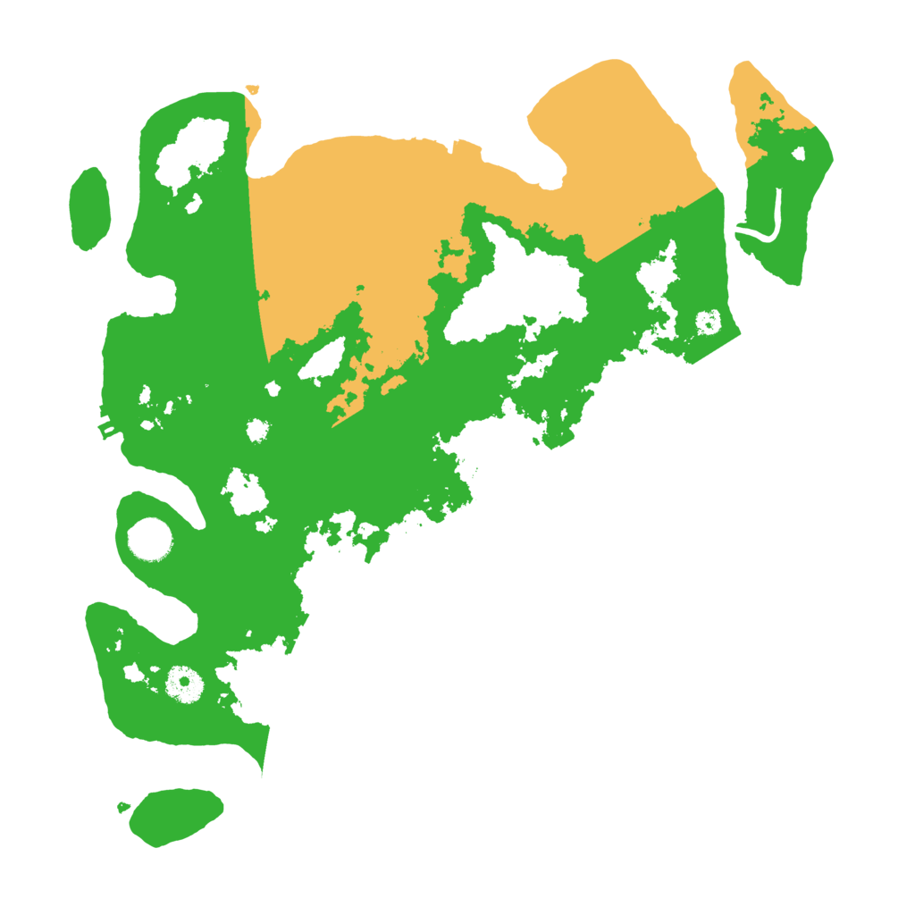 Biome Rust Map: Procedural Map, Size: 3700, Seed: 86218803