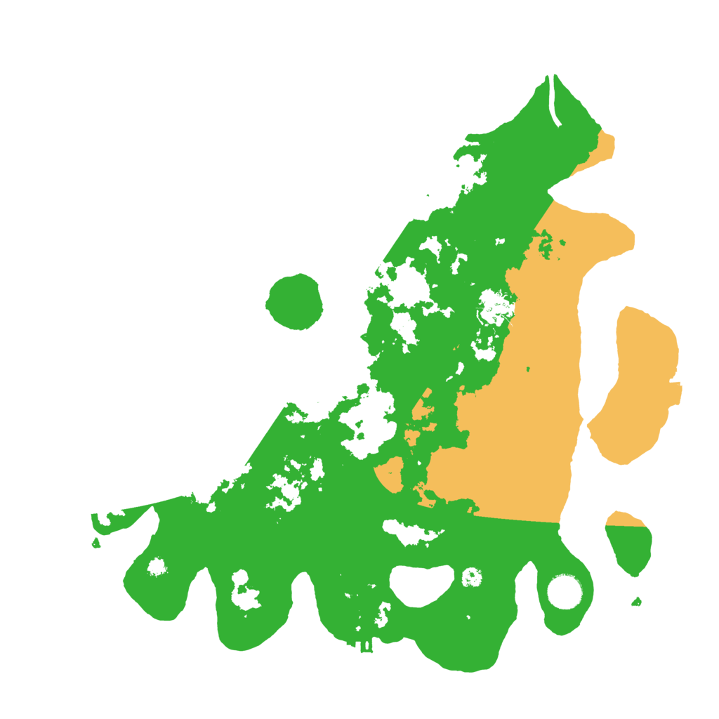 Biome Rust Map: Procedural Map, Size: 3650, Seed: 4520957