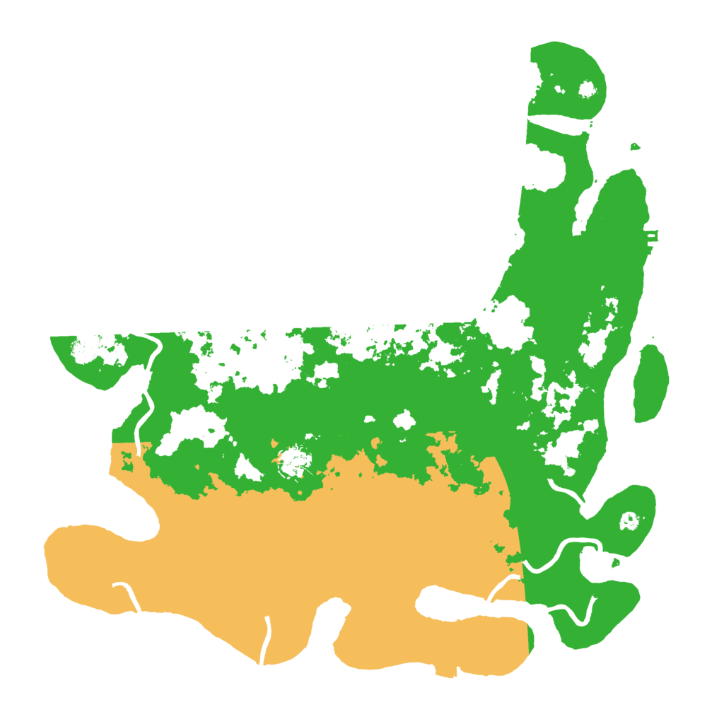 Biome Rust Map: Procedural Map, Size: 3950, Seed: 32363521