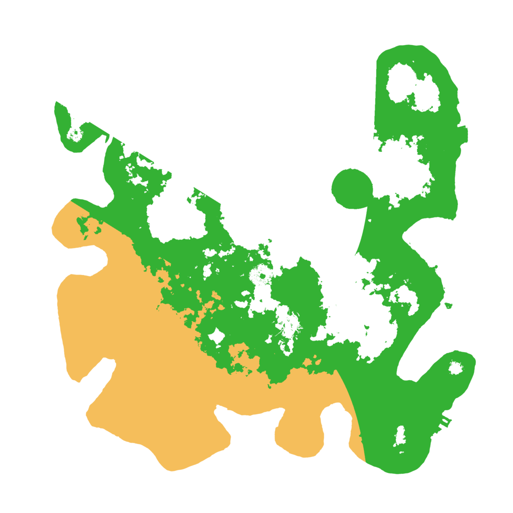 Biome Rust Map: Procedural Map, Size: 3500, Seed: 76100570