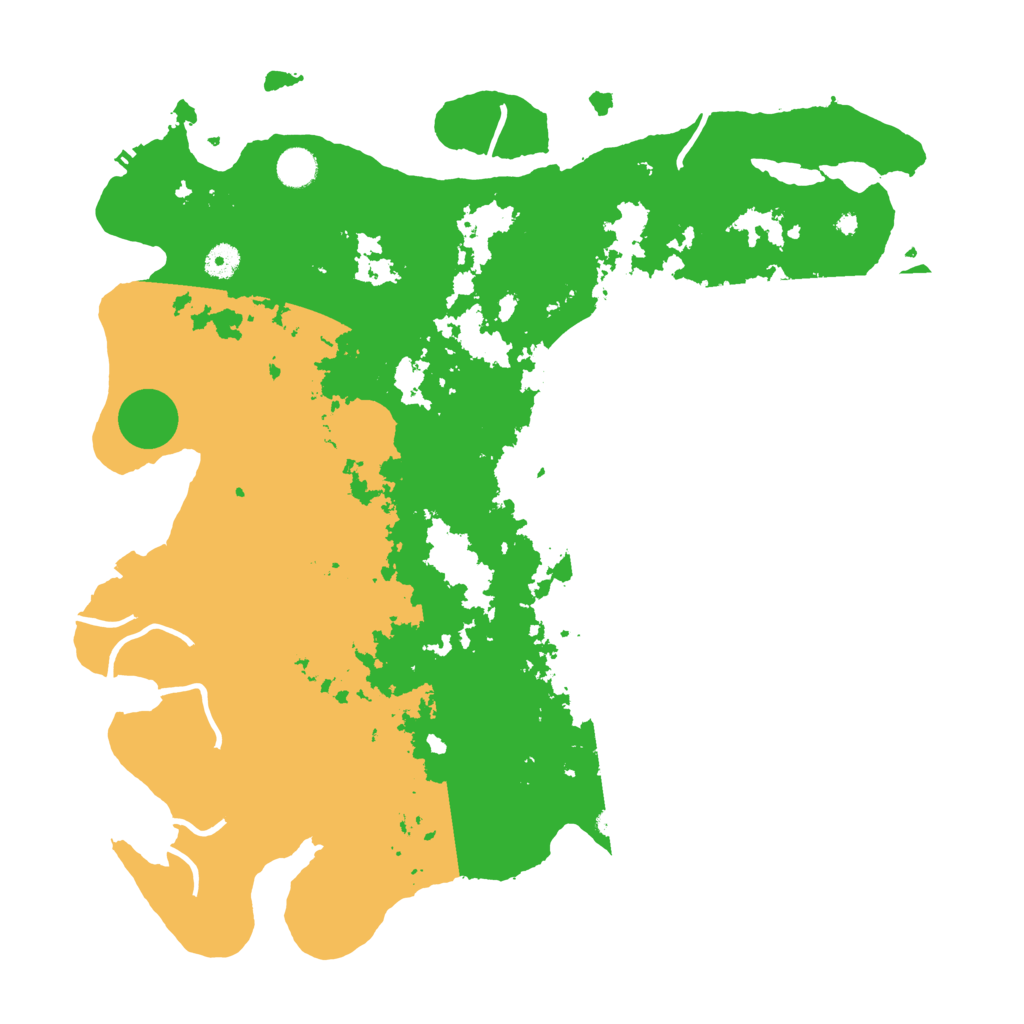 Biome Rust Map: Procedural Map, Size: 4500, Seed: 19236548