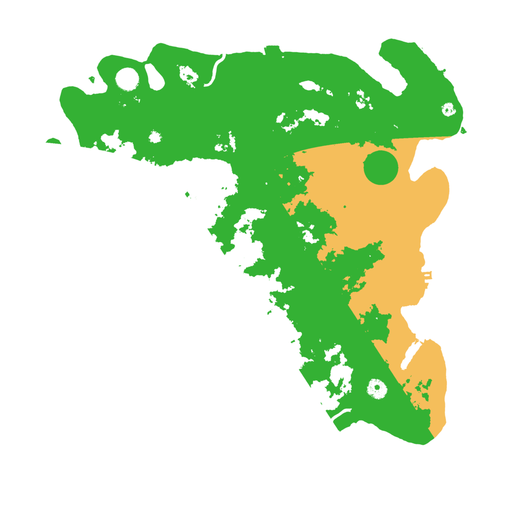 Biome Rust Map: Procedural Map, Size: 3900, Seed: 36218434