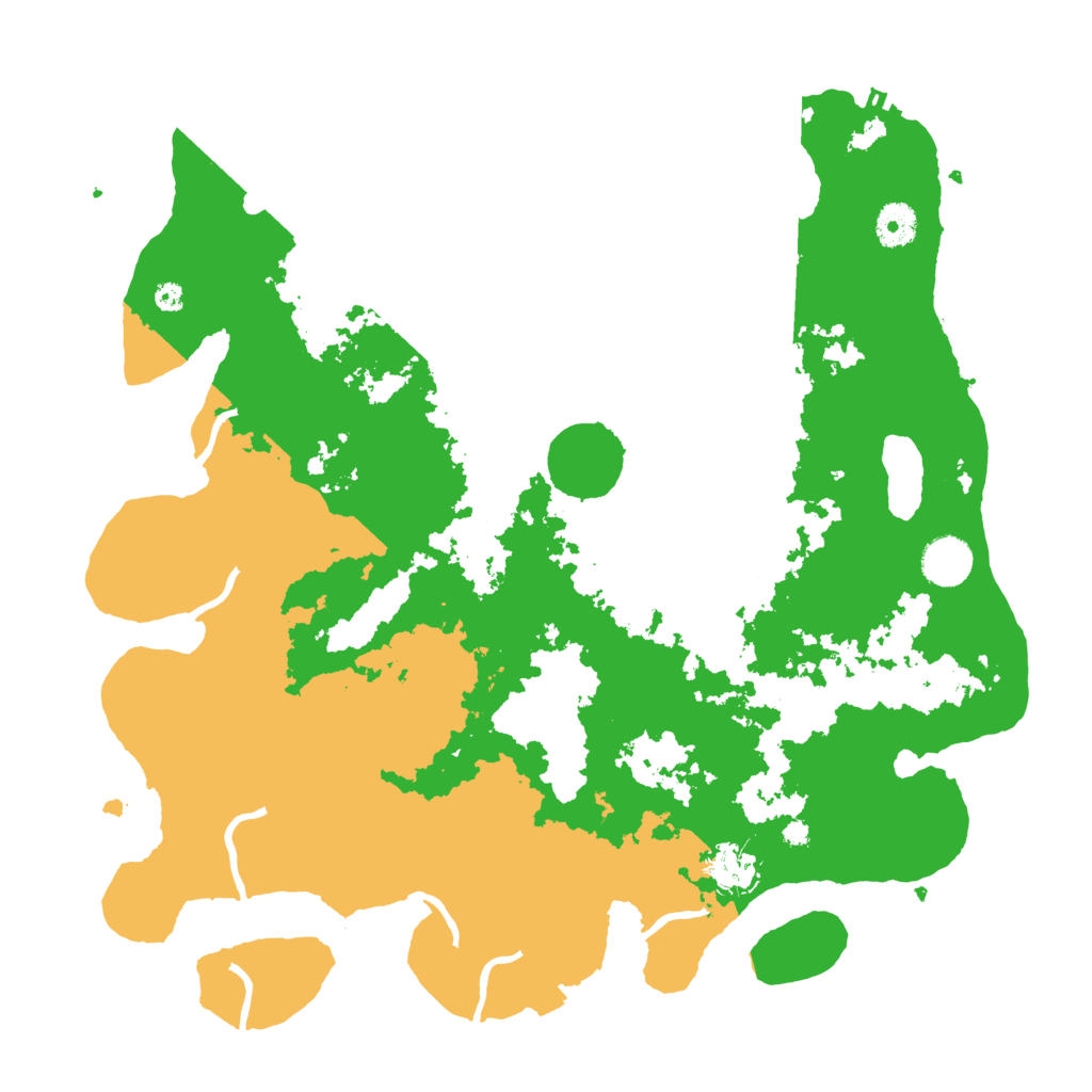 Biome Rust Map: Procedural Map, Size: 3850, Seed: 14820554