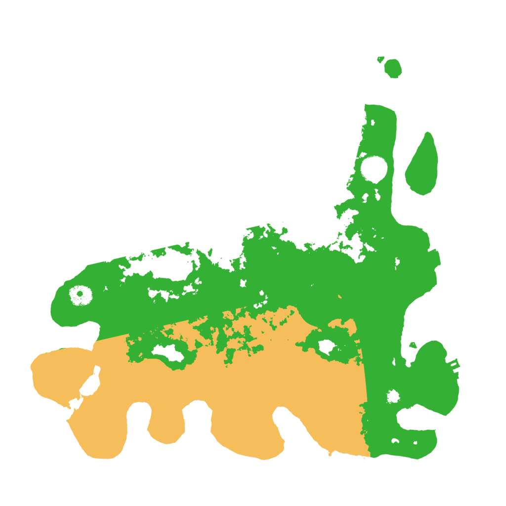 Biome Rust Map: Procedural Map, Size: 3500, Seed: 631508515