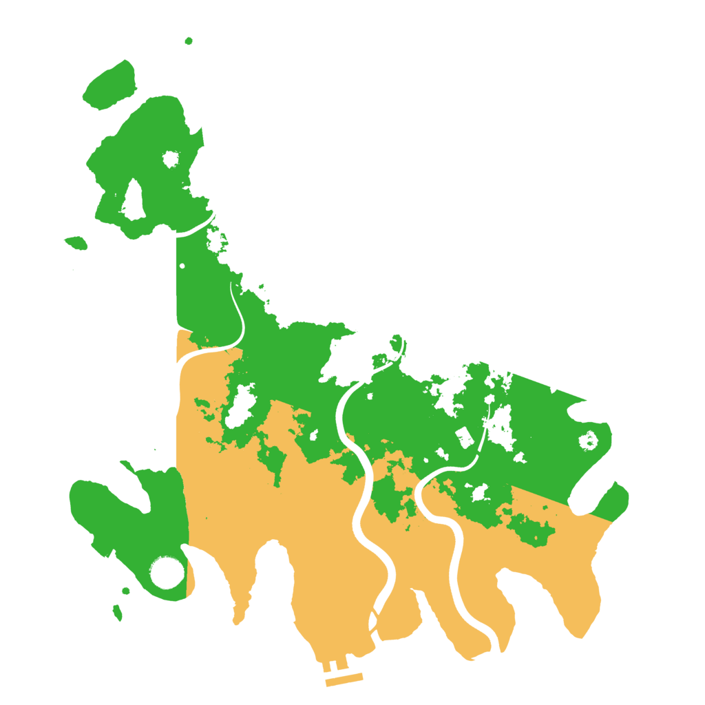 Biome Rust Map: Procedural Map, Size: 3800, Seed: 54589893