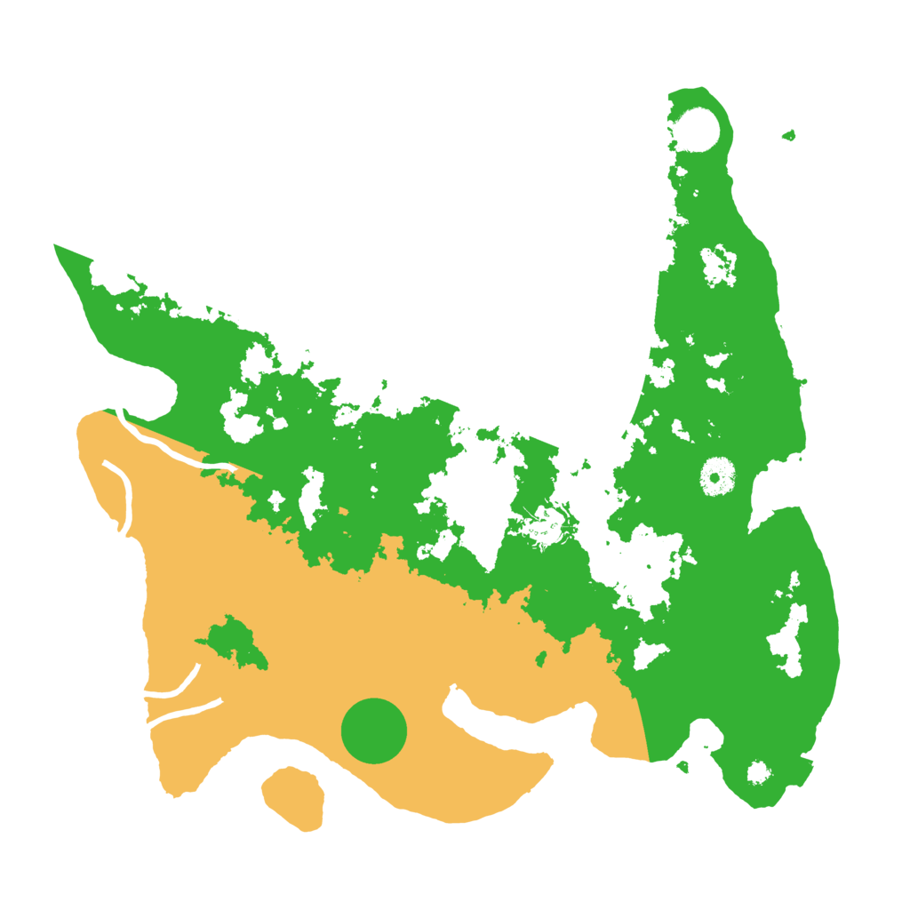 Biome Rust Map: Procedural Map, Size: 3650, Seed: 45897123