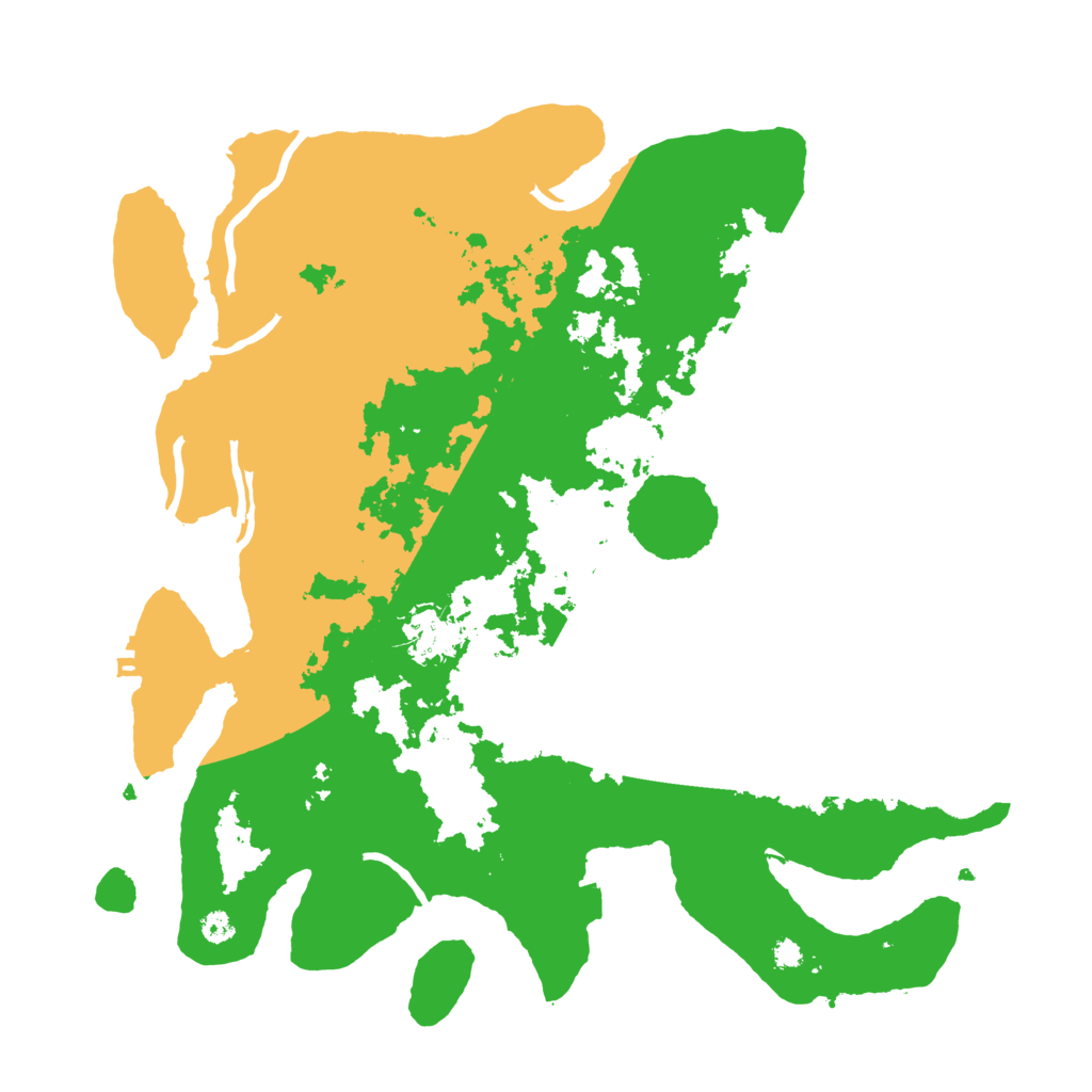 Biome Rust Map: Procedural Map, Size: 3500, Seed: 46737433