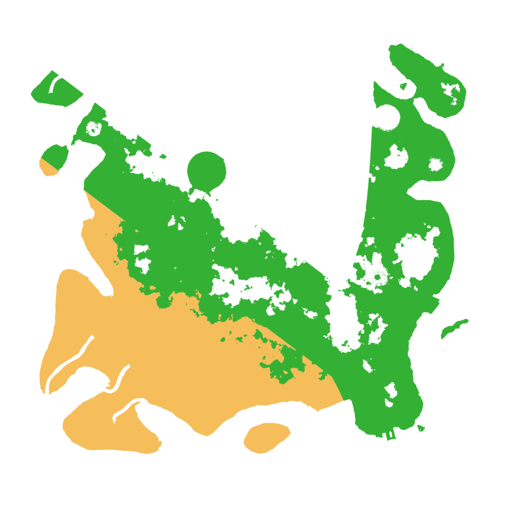 Biome Rust Map: Procedural Map, Size: 3500, Seed: 23606531