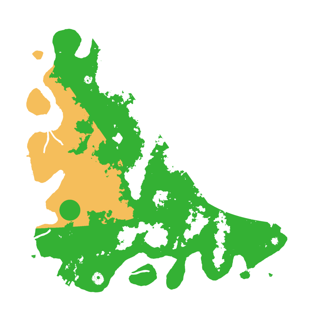 Biome Rust Map: Procedural Map, Size: 3950, Seed: 17126073