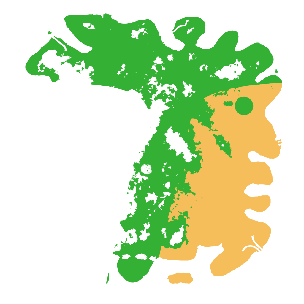 Biome Rust Map: Procedural Map, Size: 4400, Seed: 42701744