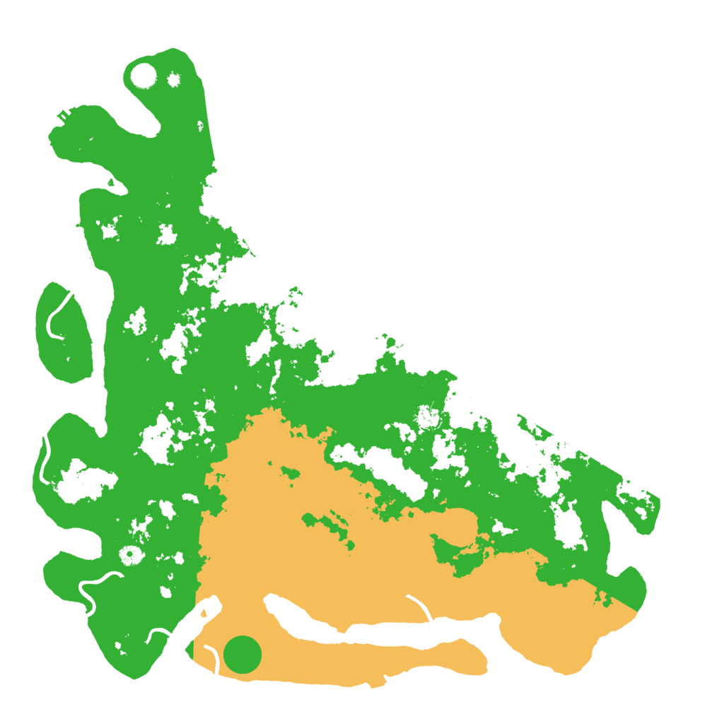 Biome Rust Map: Procedural Map, Size: 5000, Seed: 299452