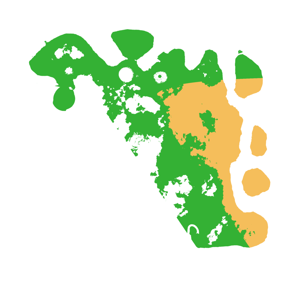 Biome Rust Map: Procedural Map, Size: 3550, Seed: 46721102