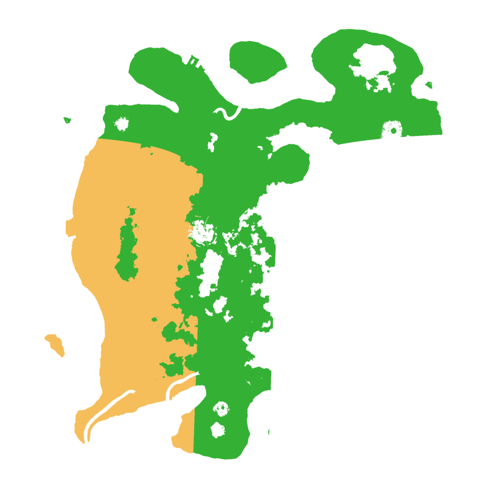 Biome Rust Map: Procedural Map, Size: 3500, Seed: 2140469503
