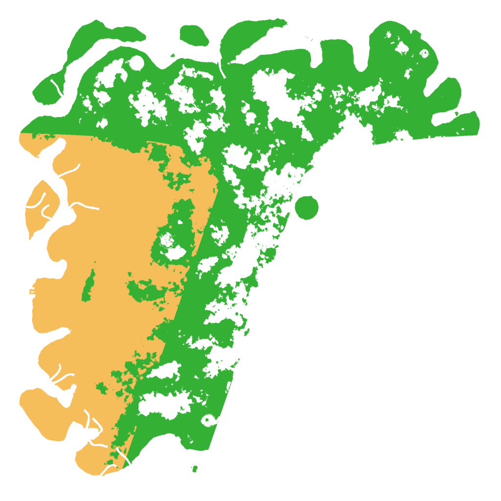 Biome Rust Map: Procedural Map, Size: 6000, Seed: 15091984