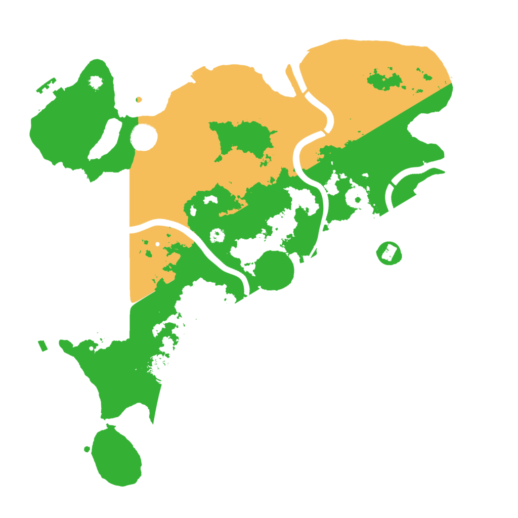Biome Rust Map: Procedural Map, Size: 3500, Seed: 678485904
