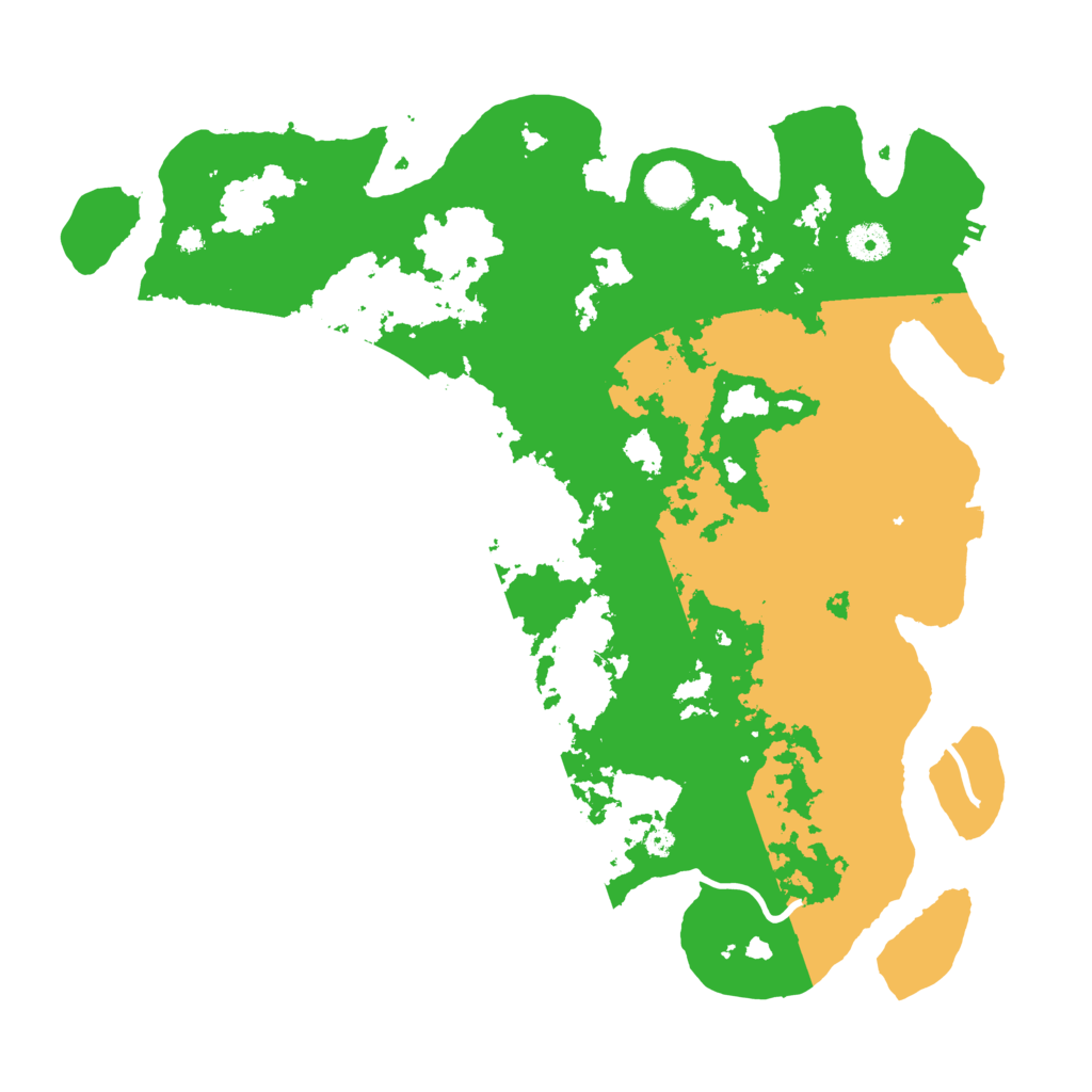 Biome Rust Map: Procedural Map, Size: 4000, Seed: 7447780