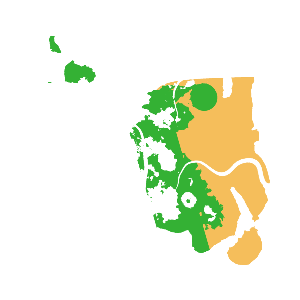 Biome Rust Map: Procedural Map, Size: 3000, Seed: 1750179961