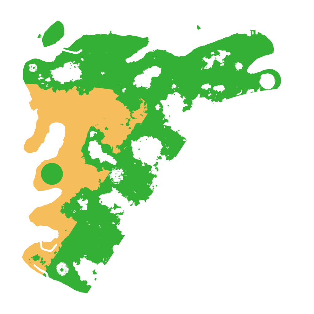 Biome Rust Map: Procedural Map, Size: 3800, Seed: 30836967