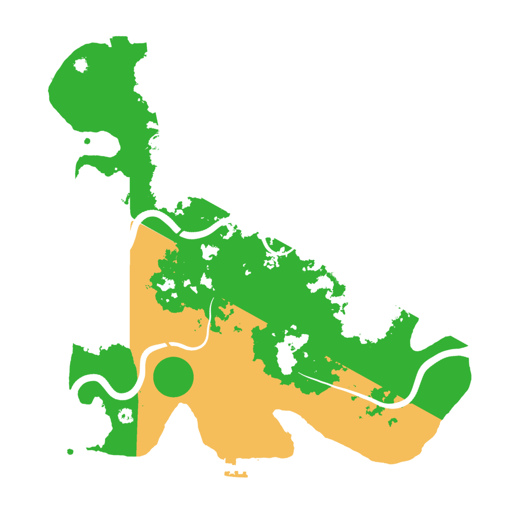 Biome Rust Map: Procedural Map, Size: 3400, Seed: 54767389