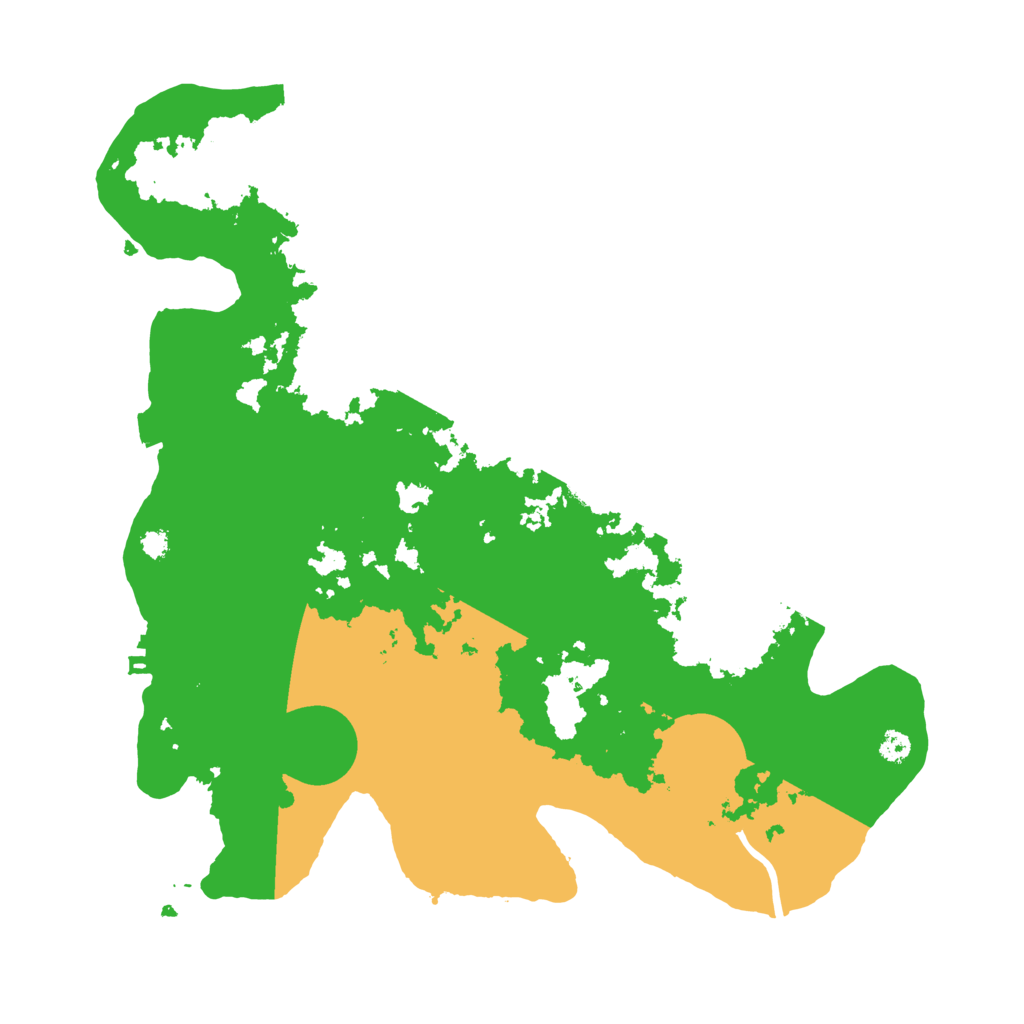 Biome Rust Map: Procedural Map, Size: 3400, Seed: 54767389