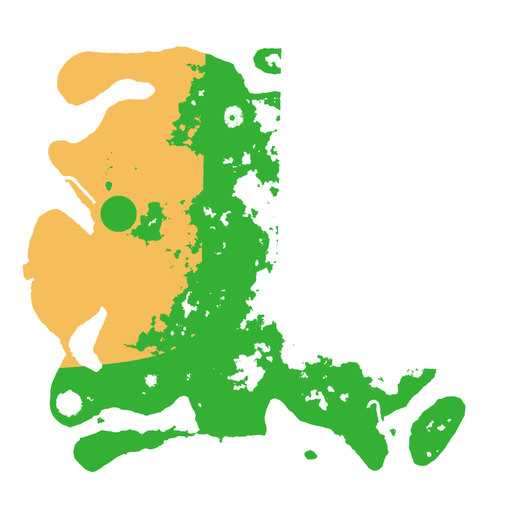 Biome Rust Map: Procedural Map, Size: 3700, Seed: 18189335