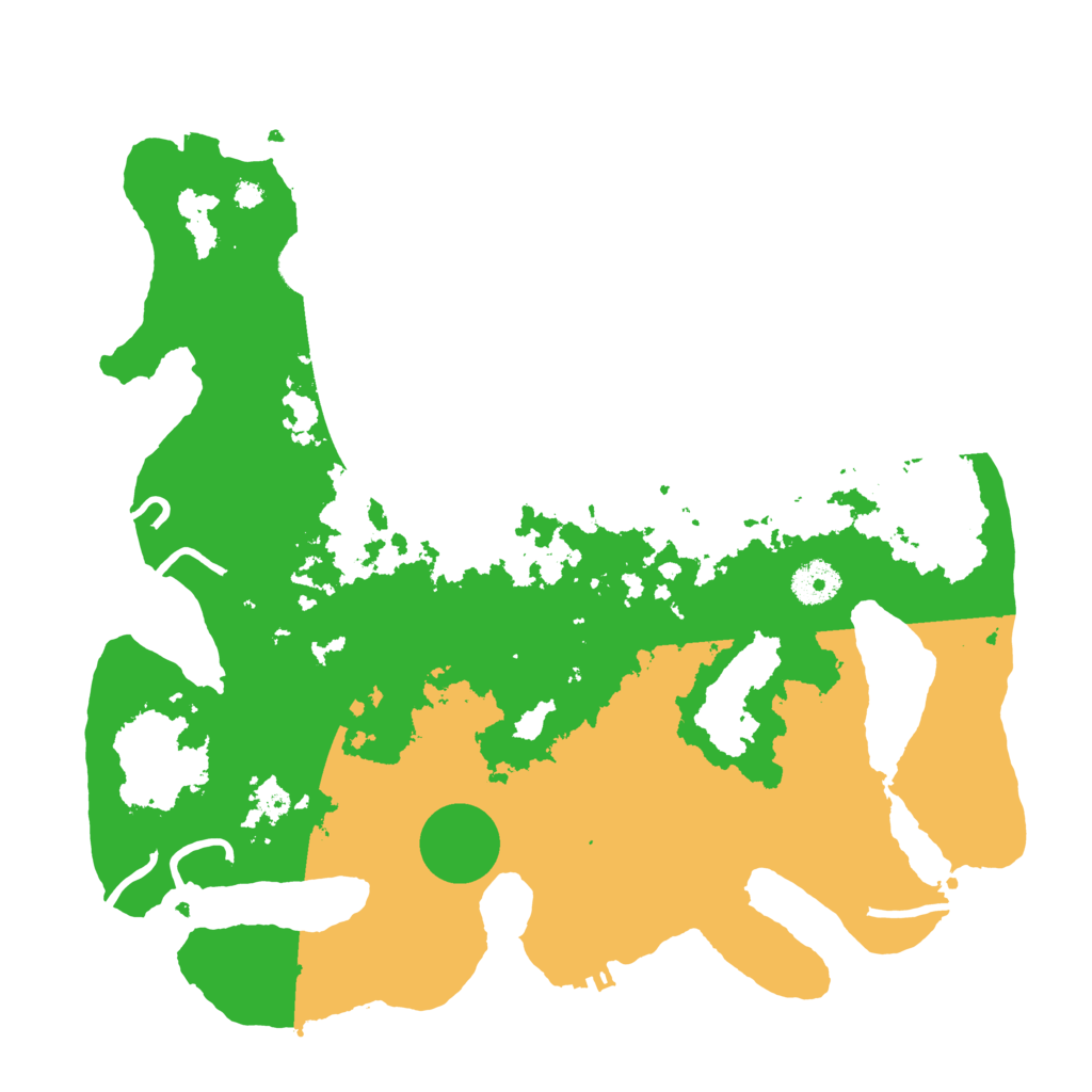 Biome Rust Map: Procedural Map, Size: 3600, Seed: 45438863