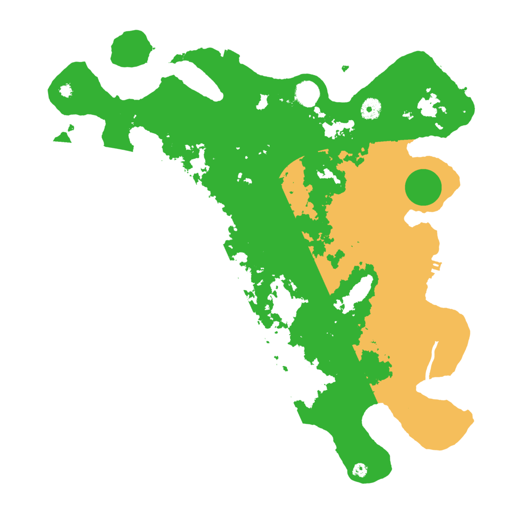 Biome Rust Map: Procedural Map, Size: 3700, Seed: 98874542