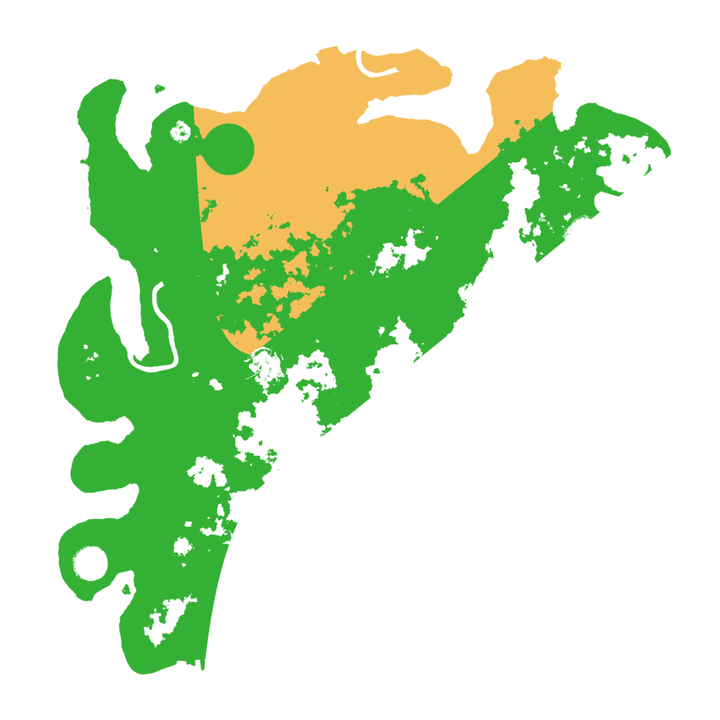 Biome Rust Map: Procedural Map, Size: 3700, Seed: 5534433