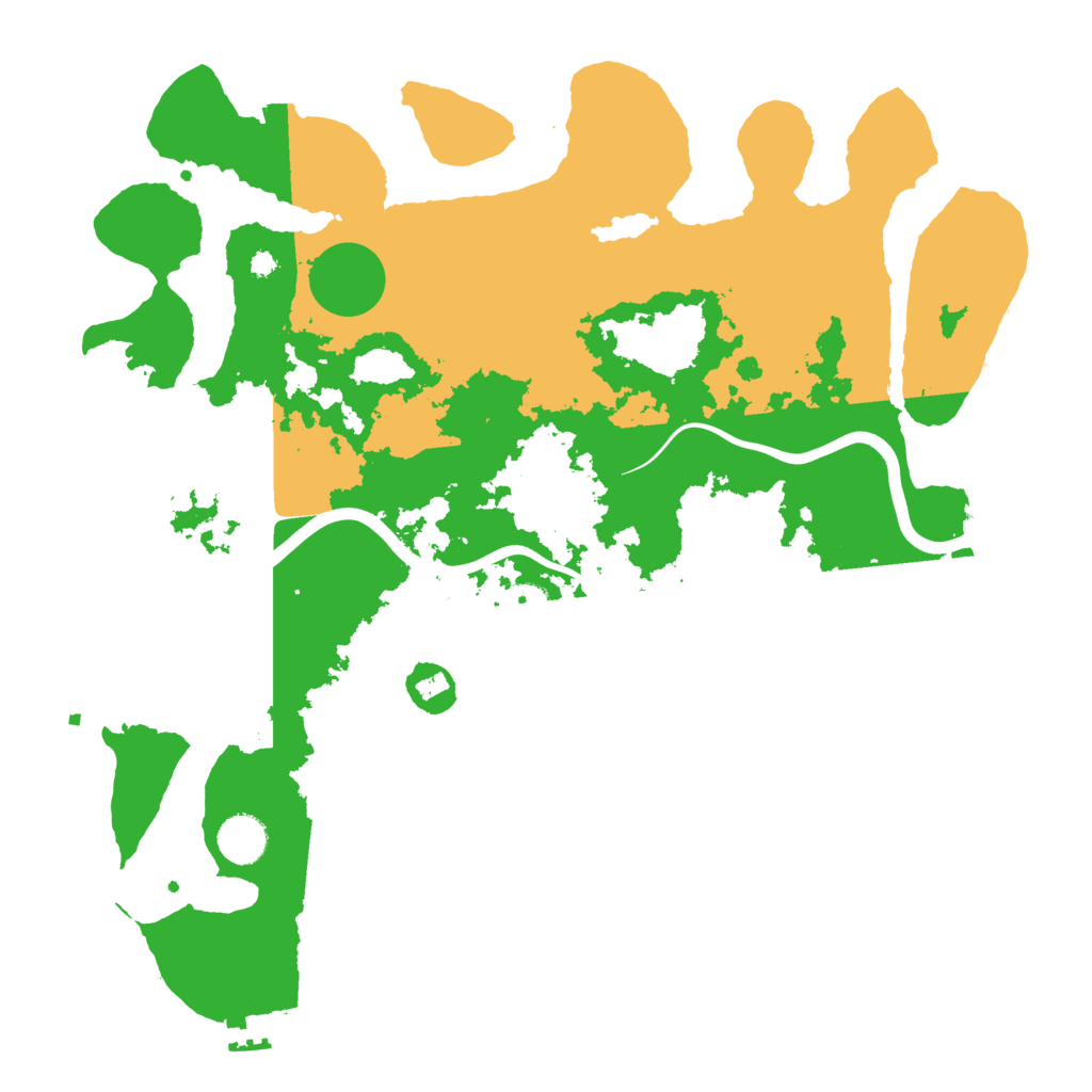 Biome Rust Map: Procedural Map, Size: 3900, Seed: 84101482