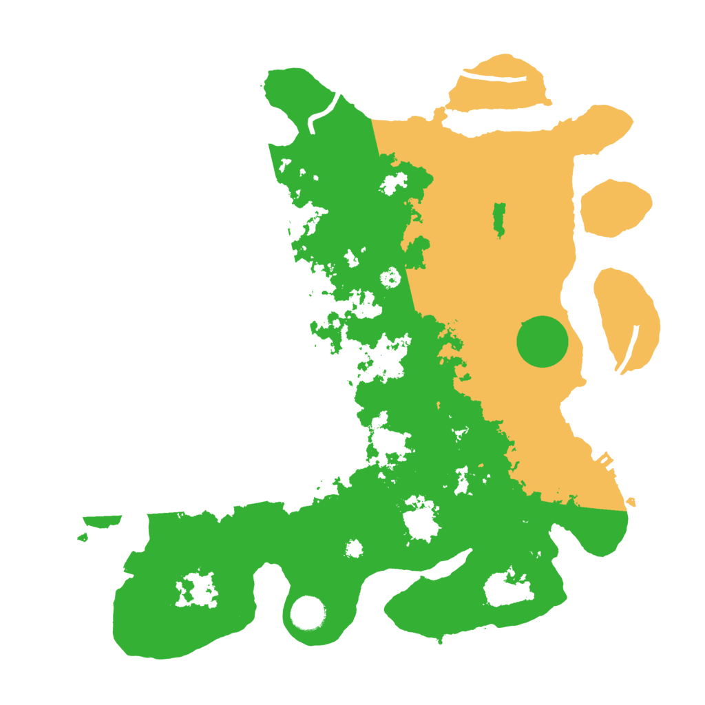 Biome Rust Map: Procedural Map, Size: 3600, Seed: 26534615