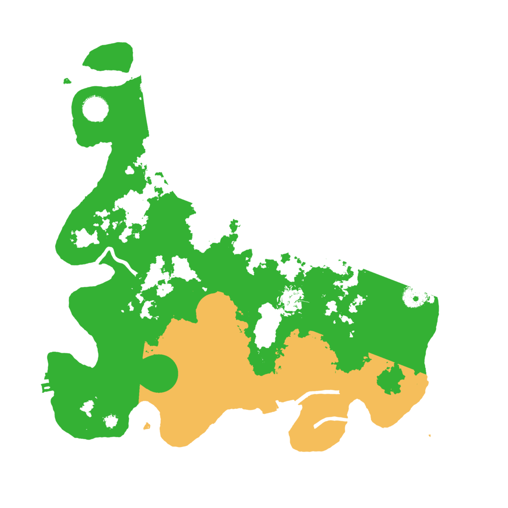Biome Rust Map: Procedural Map, Size: 3500, Seed: 20230930