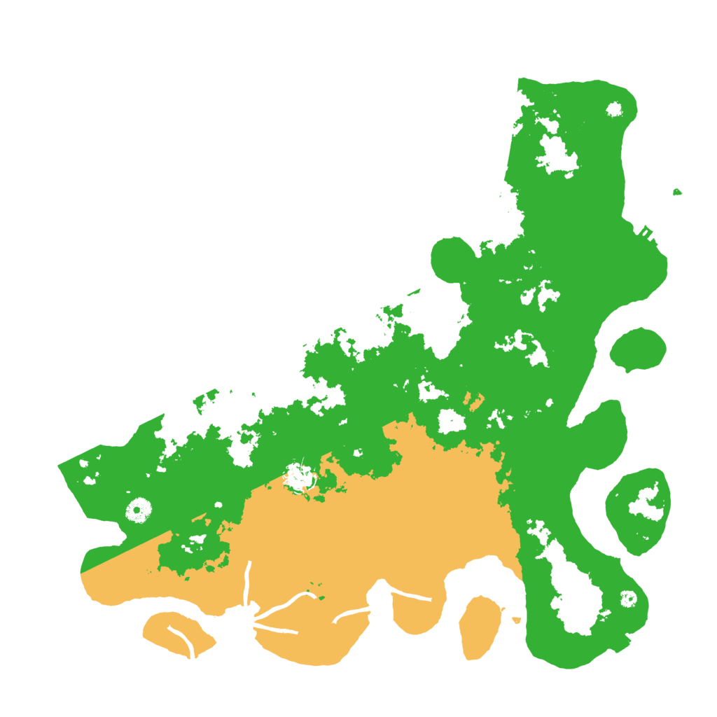 Biome Rust Map: Procedural Map, Size: 4300, Seed: 14706725