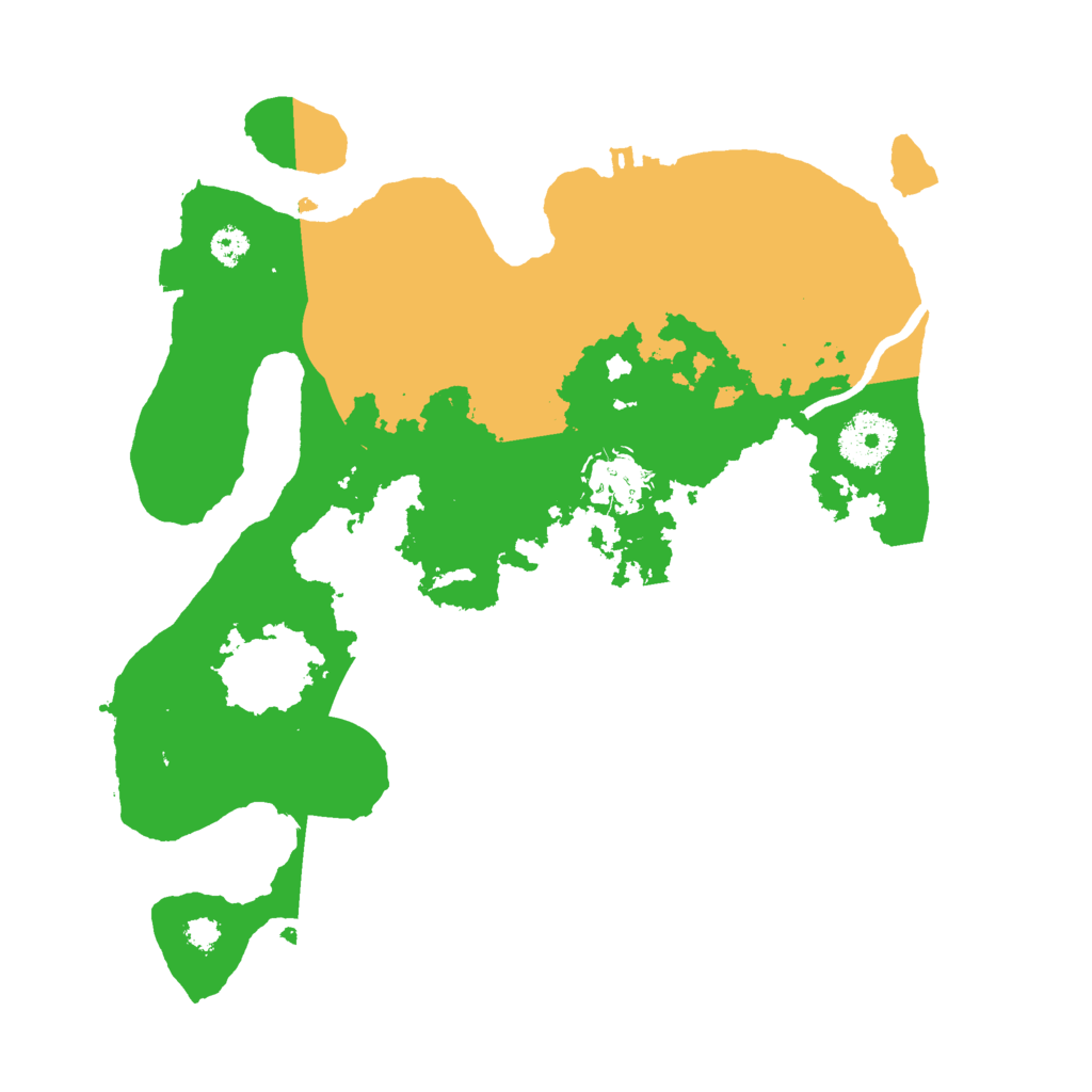 Biome Rust Map: Procedural Map, Size: 3000, Seed: 10083