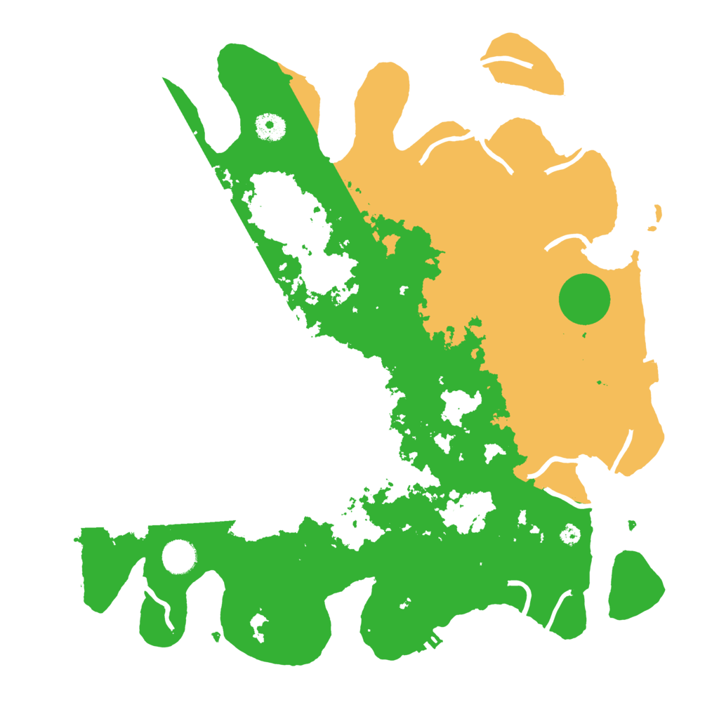 Biome Rust Map: Procedural Map, Size: 3700, Seed: 64341625