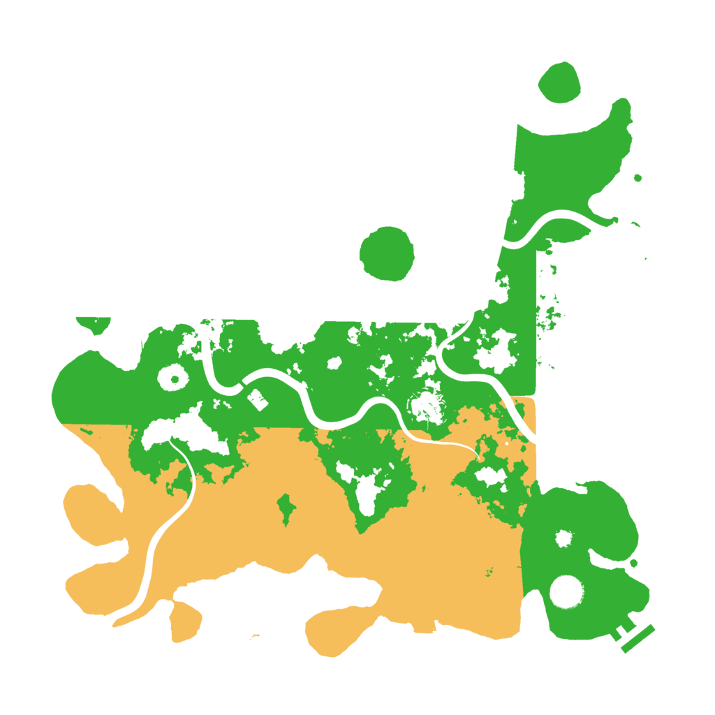 Biome Rust Map: Procedural Map, Size: 3750, Seed: 48078070