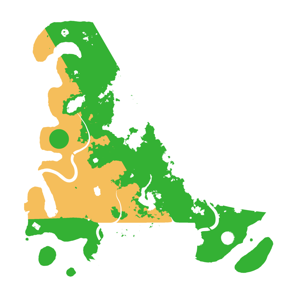 Biome Rust Map: Procedural Map, Size: 4000, Seed: 2024689611