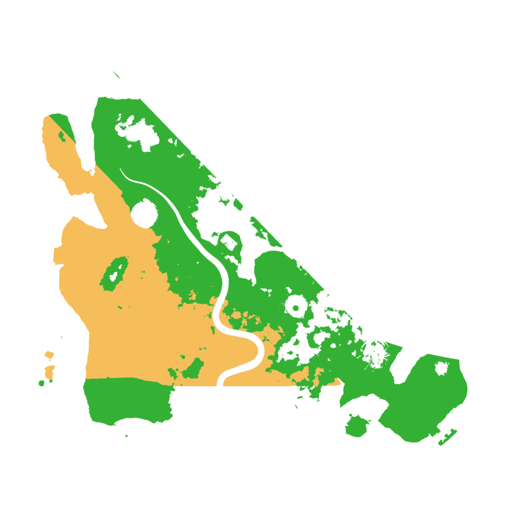 Biome Rust Map: Procedural Map, Size: 3500, Seed: 600370457