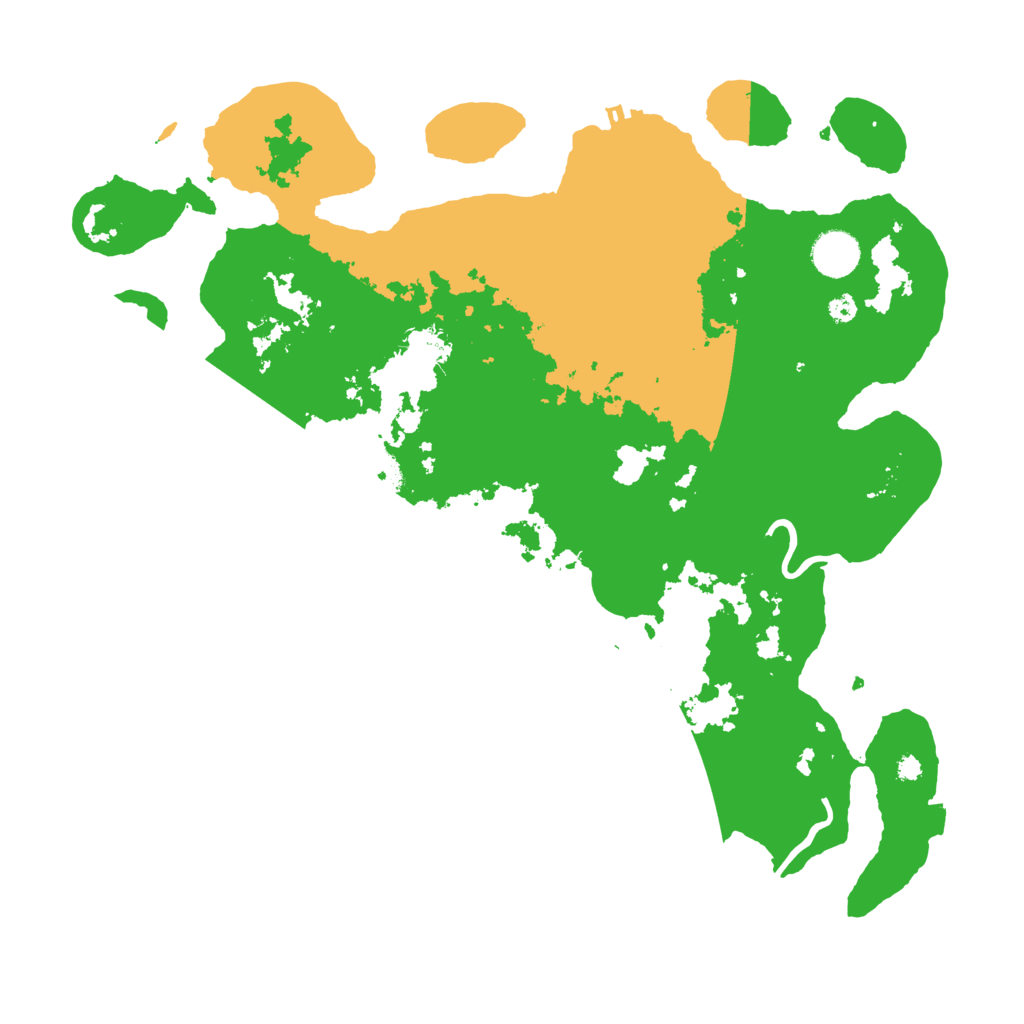 Biome Rust Map: Procedural Map, Size: 3800, Seed: 15568306